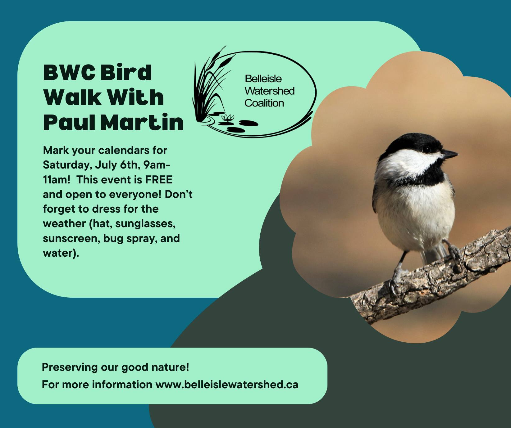 Belleisle Watershed Coalition Bird Walk
